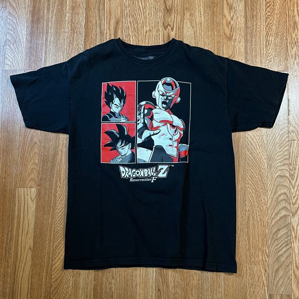 Dragon Ball Z Resurrection F‎ Shirt Mens Large Black Funimation Anime 2015 Goku